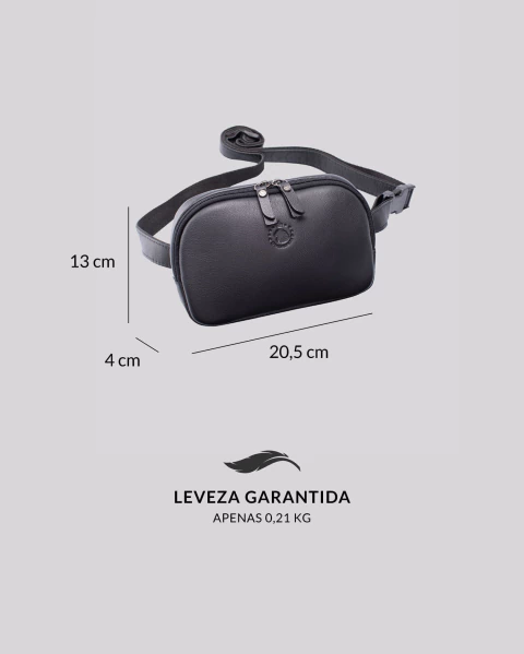 Bolsa Crossbody em Couro | Madrid Preto - comprar online