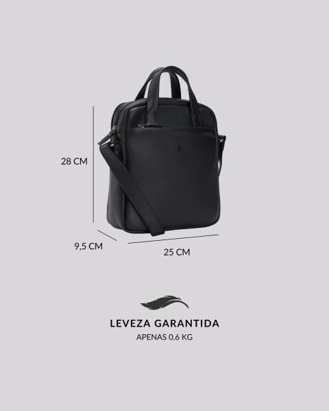 Bolsa Tiracolo Tour de Couro | Madrid Preto - loja online