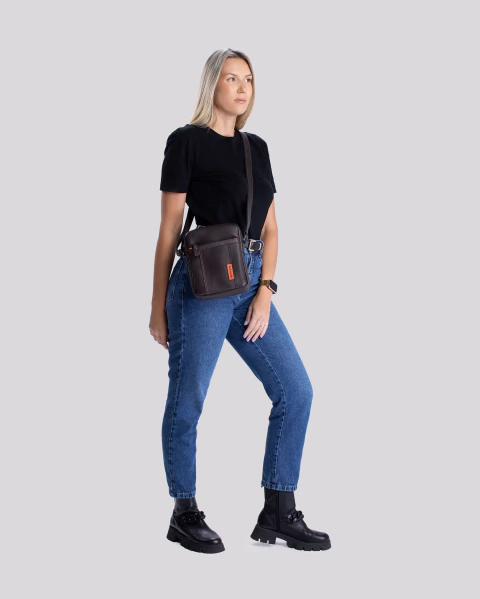 Shoulder Bag Couro | Paris Chocolate