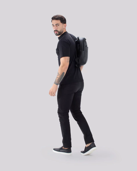 Mochila Macbook em Couro Slim | Madrid Marrom - comprar online