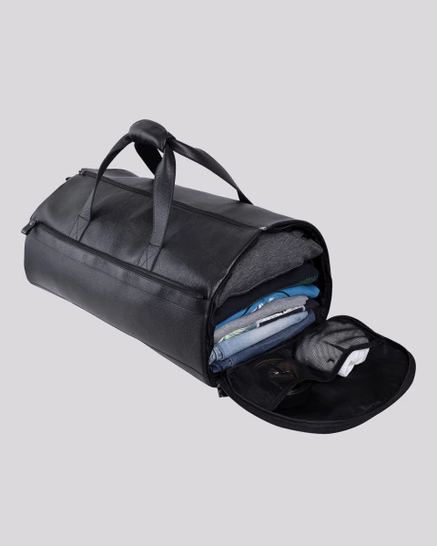 Bolsa Porta Terno em couro | Rome Preto - Bennemann