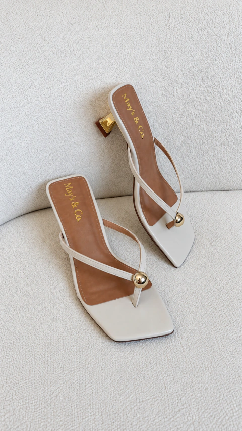 Tamanco Esfera Off White