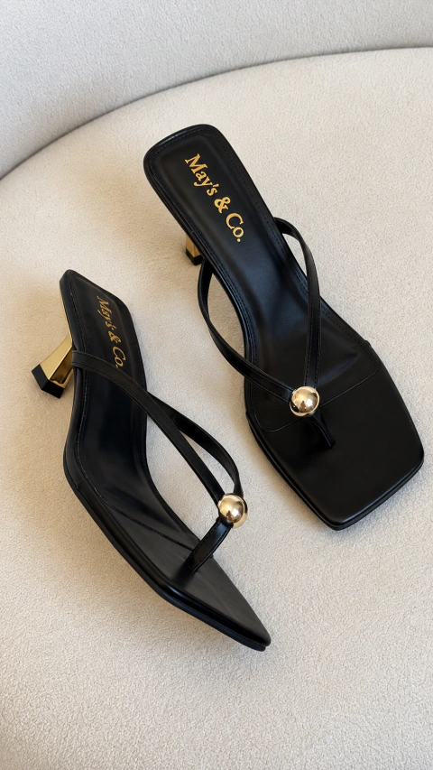 Tamanco Esfera Black
