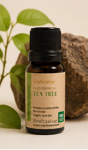 Óleo Essencial Tea Tree - Melaleuca | Via Aroma