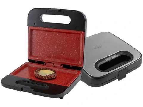 Sanduicheira e Grill 750W, Redstone, Britânia BGR16 Preta 127V