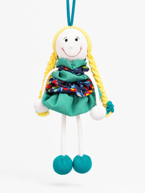 Boneca chaveirinho - Artesanato Pirenópolis