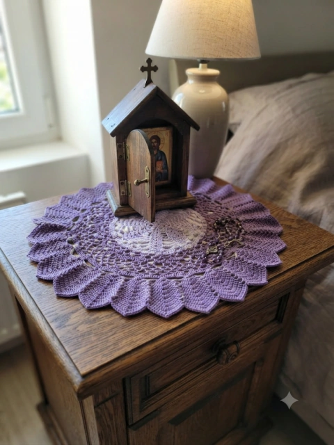 Caminho de mesa em croché "Mandala"