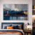Quadro Decorativo Trem Abstrato Industrial - comprar online