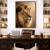 Quadro Decorativo Leão Arte Sofisticada - comprar online