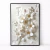 Quadro Decorativo Flores em Tons Off-White - Katité Quadros Decor