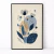 Quadro Decorativo Folhagem Azul Orgânica - Katité Quadros Decor