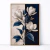 Quadro Decorativo Magnólia Azul Elegante - Katité Quadros Decor