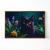 Imagem do Quadro Decorativo Gato Preto Entre Flores