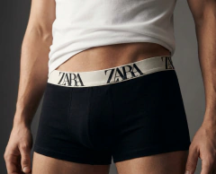 Kit 3 Cuecas Masculinas - Zara - comprar online