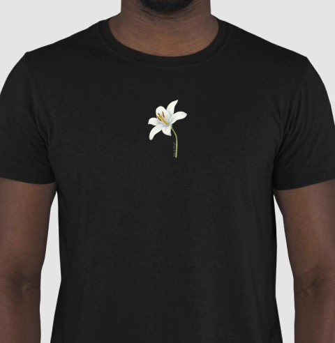 Camisa lírio central