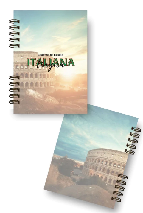 Caderno de Estudos (Língua Italiana) - comprar online