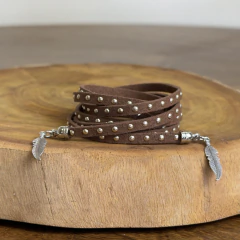 Colar de Amarração Feather Studs