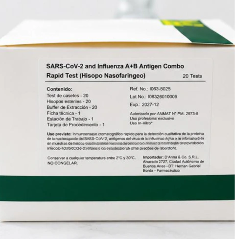 SARS-CoV-2 e Influenza A+B Ag Combo