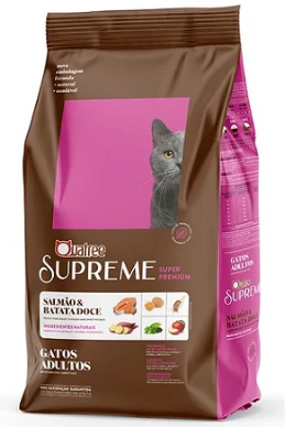 Quatree Supreme Gatos Adultos SALMÃO E BATATA DOCE 10,1Kg