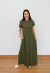 Vestido Longo com recortes