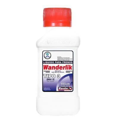 LIQUIDO PARA FRENOS TIPO 3 x100cc. WANDER