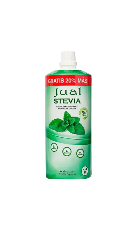 Stevia Líquida Jual +20% Gratis (600 cc)