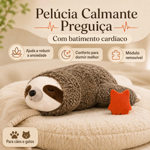 Pet Blue Care | Pelúcia Calmante com Batimentos Cardíacos para Cães | Conforto e Segurança para Filhotes