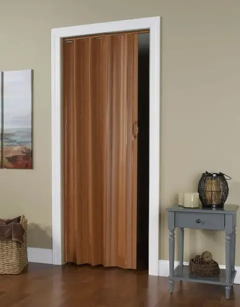 Puerta Plegable PVC 72 x 210 Cedro