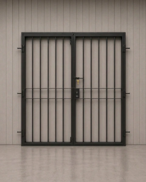 Puerta Reja Vertical 240 x 200 cm