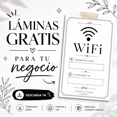 Lámina Wi-Fi - GRATIS