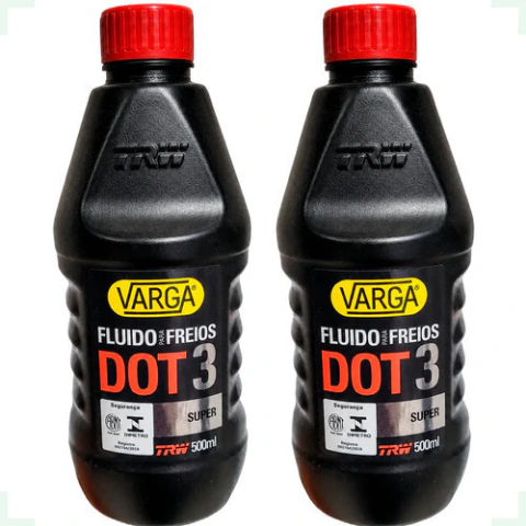 Kit Combo 2 Unidades - Fluido De Freio Dot3 500ml Trw Varga