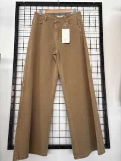 Jean wide leg dulce de leche