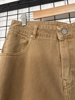 Jean wide leg dulce de leche - comprar online