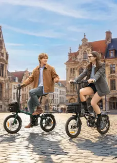 ENGWE Zip — E-bike Dobrável Ultra-Compacta com Carga USB-C — 16,9 kg, 120 km de Autonomia - Cor: Verde - comprar online