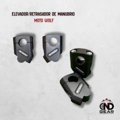 Elevador y Retrasador de Manubrio Moto Wolf