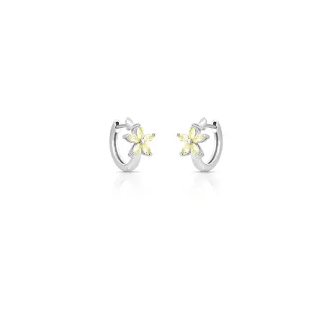 Argola Fleur Citrine