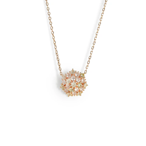 Collier Fleur Candy Doré