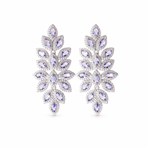 Brinco Astre Tanzanite