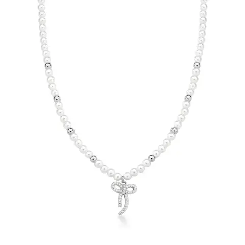 Collier Perle Bow