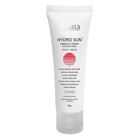 Hydro Sun Urban CC Cream Bege Claro FPS 54 PPD 20 - 50g - comprar online