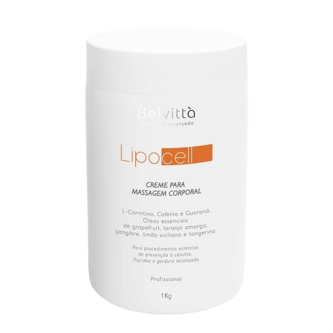 Lipocell Creme para Massagem Corporal - 1kg