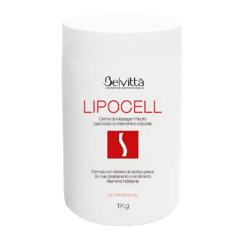 Lipocell Creme para Massagem Neutro 1kg