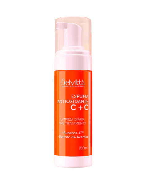 Espuma Antioxidante para Limpeza Facail com Vitamina C - 150ml