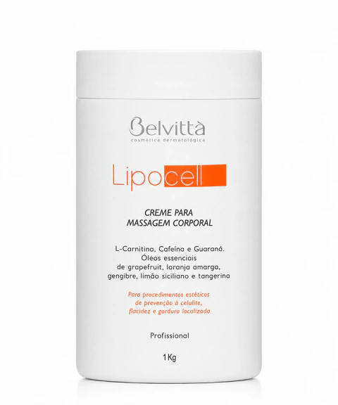 Lipocell Creme para Massagem Corporal - 1kg