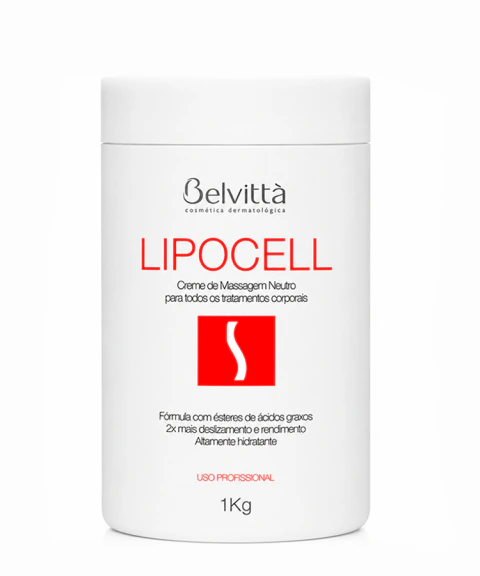 Lipocell Creme para Massagem Neutro 1kg