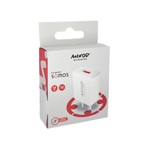 Cargador 220v Mixor Mod342 Somos- 1 Usb + Cable TC 45w