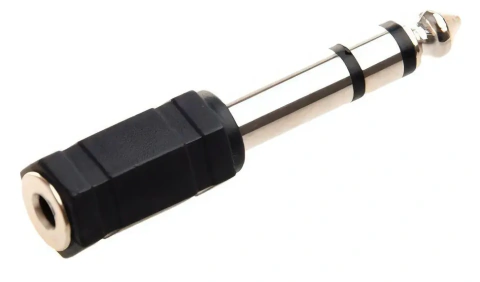 Adaptador Audio Plug Jack 6.3 Macho A 3.5 Hembra Estéreo