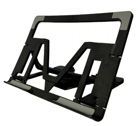 Soporte Para Notebook Base Regulable Plastico Plegable Blanco
