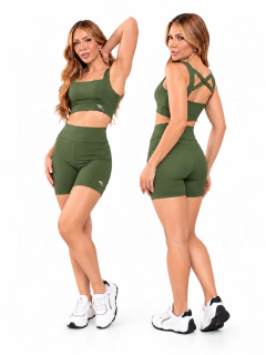 Imagem do Conjunto Top e Short Cintura Alta Básico