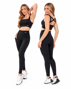 Conjunto Top e Legging Cintura Alta